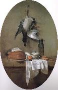 Duck bowl and olive oil Jean Baptiste Simeon Chardin